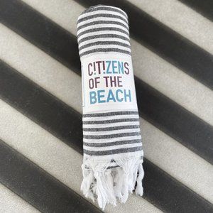 Black 100% Turkish Cotton Beach Bath Towels - Citizens of the Beach Collection